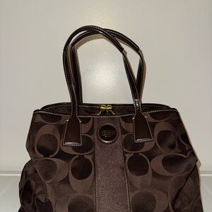 Coach Brown Tote Bag
